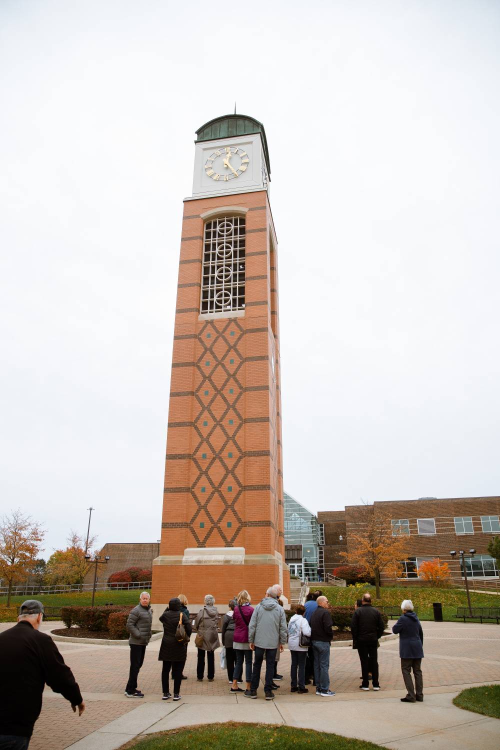 group infront of the clock tower